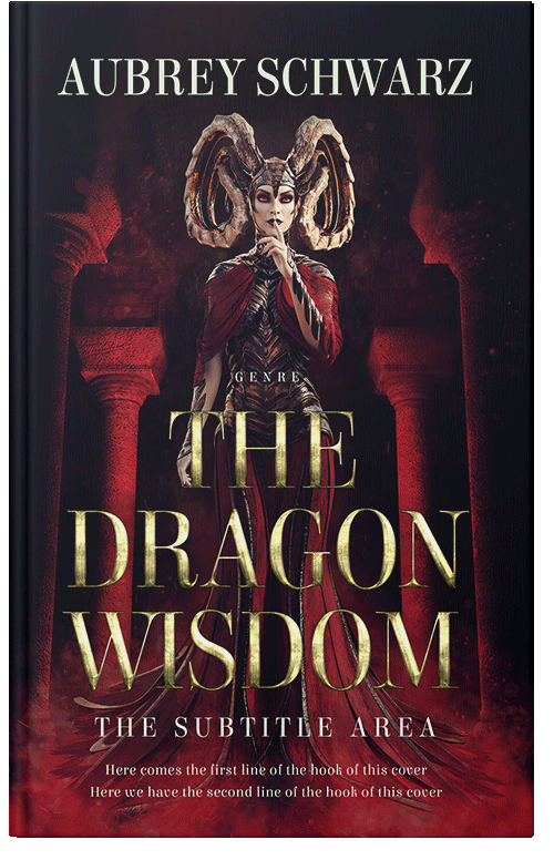 Front view of Premade Fantasy Book Cover - Old Rose