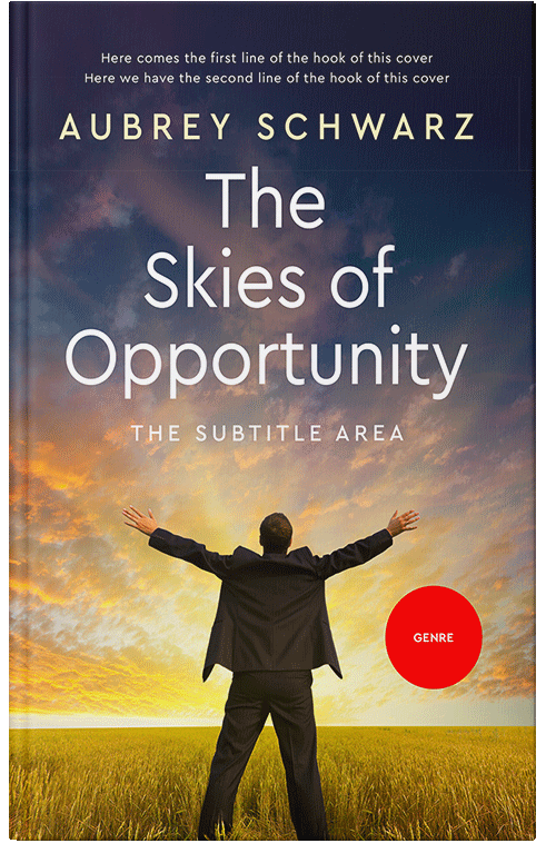 Front view of Premade Self-Improvement & Self-Help Book Cover - Harvest Gold