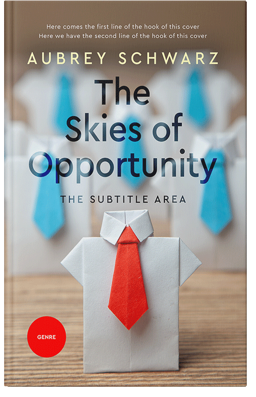 Front view of Premade Business Book Cover - Gray Nickel