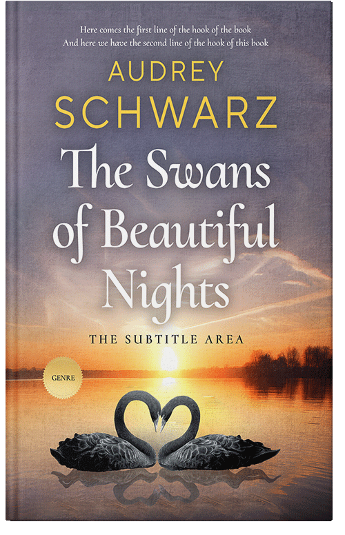 Front view of Premade Nature Book Cover - Old Lavender