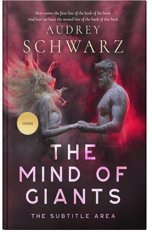 Front view of Premade Romance Book Cover - Crater Brown