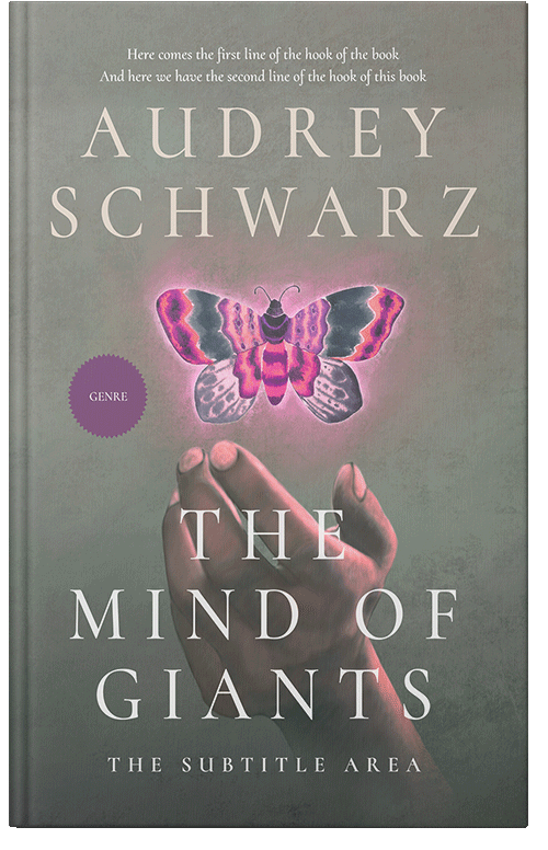 Front view of Premade Surreal Book Cover - Friar Gray