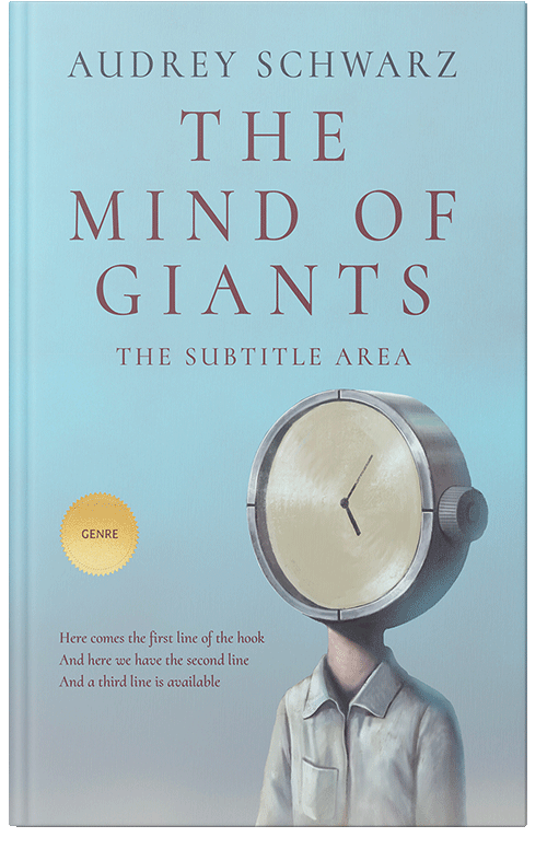 Front view of Premade Surreal Book Cover - Ziggurat