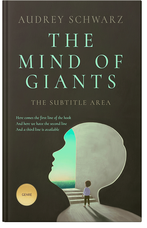 Front view of Premade Surreal Book Cover - Birch