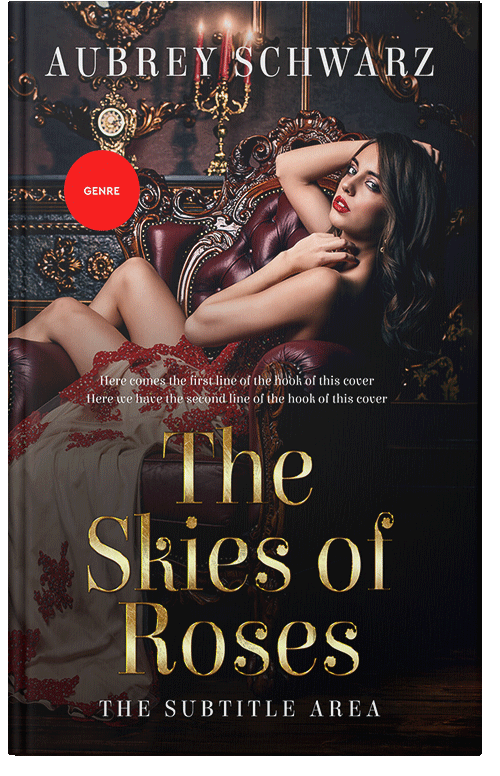 Front view of Premade Royal Romance Book Cover - My Pink