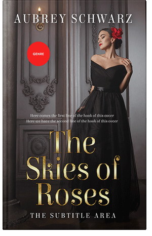 Premade Book Cover Cocoa Brown