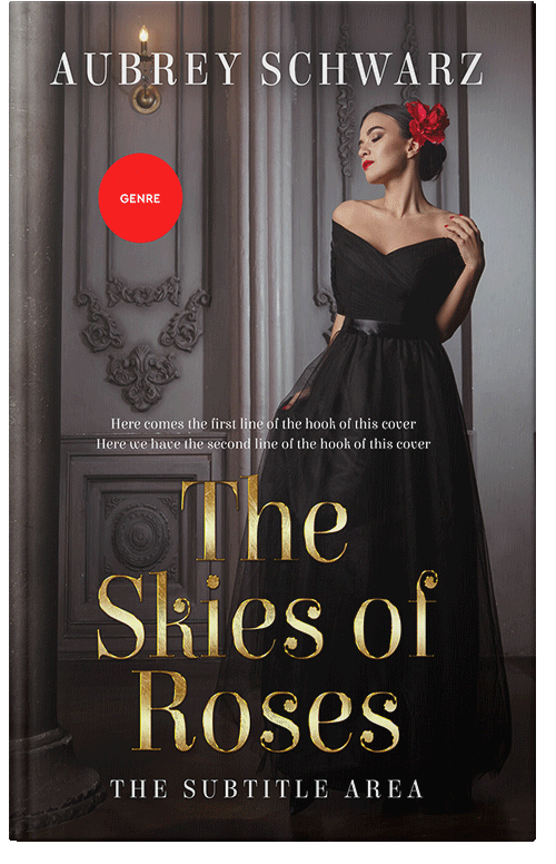 Front view of Premade Romance Book Cover - Cocoa Brown