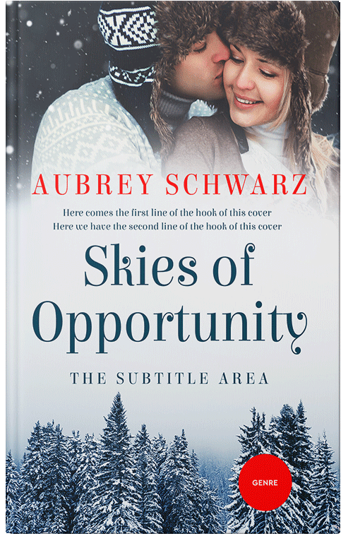 Front view of Premade Romance Book Cover - Porcelain