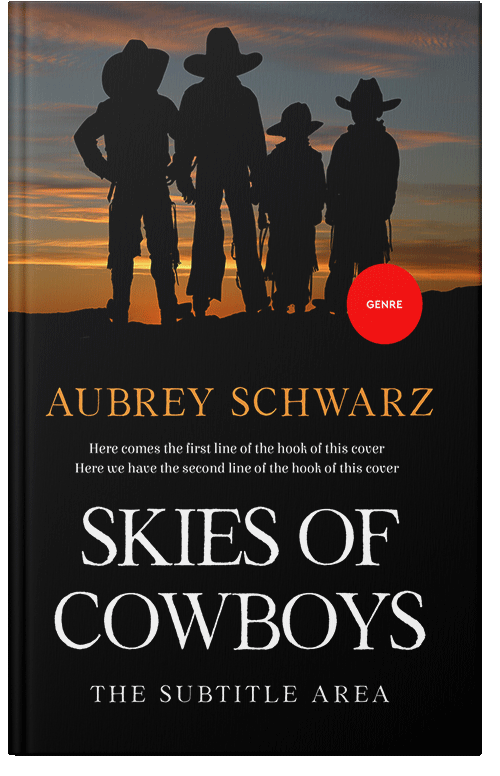 Front view of Premade Children's Book Cover - Copper