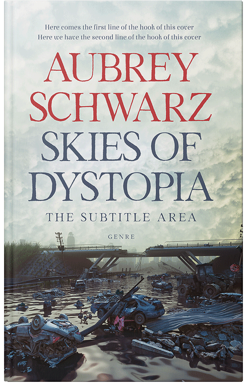 Front view of Premade Apocalyptica Book Cover - Tuna