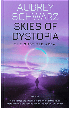 Pre Made Book Cover Lavender