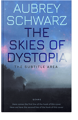 Pre Made Book Cover Steel Blue