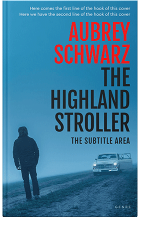 Pre Made Book Cover Eastern Blue