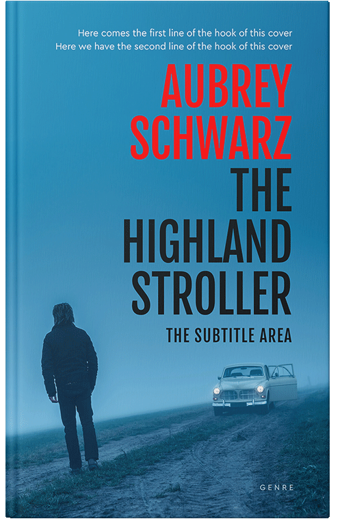 Front view of Premade Mystery & Thriller & Suspense Book Cover - Eastern Blue