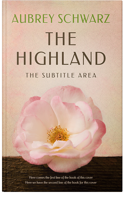 Front view of Premade Nature Book Cover - Just Right