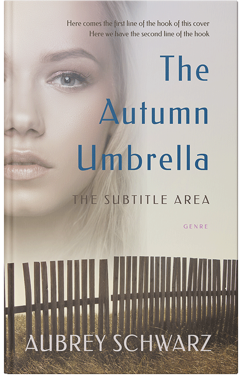 Front view of Premade Literary Fiction Book Cover - Swirl