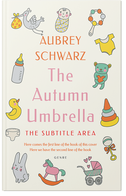 Front view of Premade Family & Parenting Book Cover - Merino