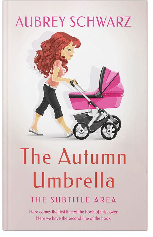 Front view of Premade Family & Parenting Book Cover - Dawn Pink