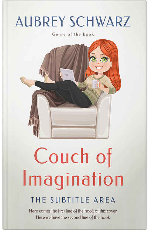 Front view of Premade Chick Lit Book Cover - Pampas