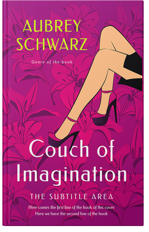 Front view of Premade Erotica Book Cover - Lipstick