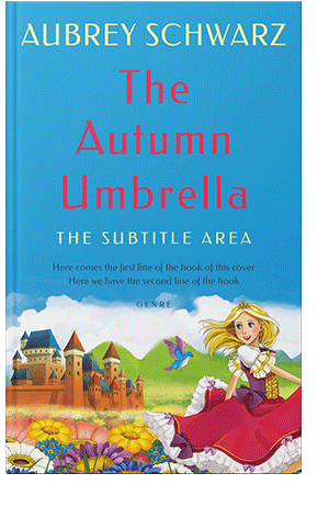 Pre Made Book Cover Curious Blue