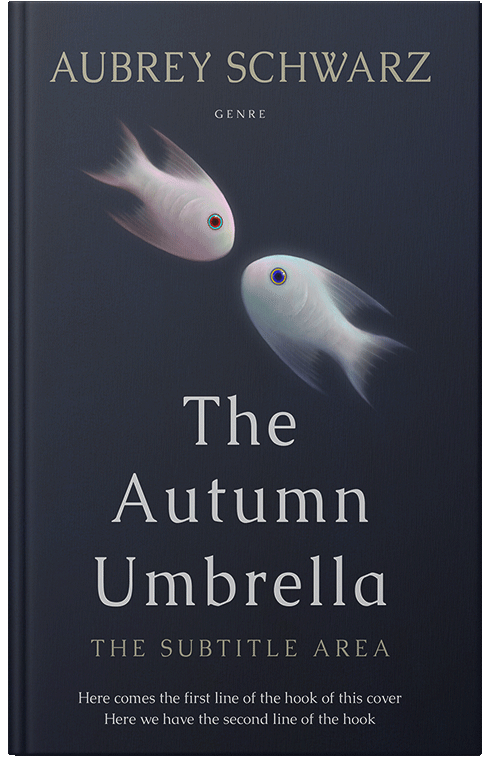 Front view of Premade Nature Book Cover - Mirage