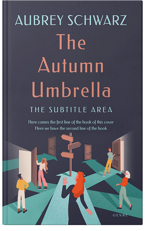 Front view of Premade Self-Improvement & Self-Help Book Cover - Tuna