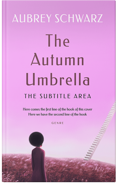 Front view of Premade Self-Improvement & Self-Help Book Cover - Chantilly