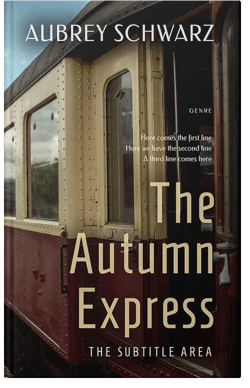 Front view of Premade Travel Book Cover - Night Rider