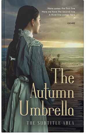 Premade Book Cover Lunar Green