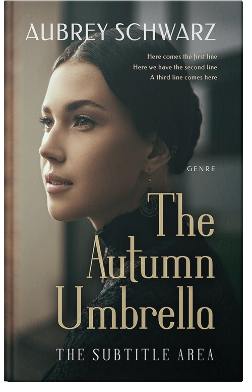 Front view of Premade Romance Book Cover - Heathered Gray