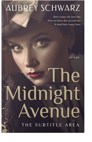 Pre Made Book Cover Thunder