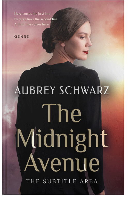 Front view of Premade Romance Book Cover - Cocoa Brown