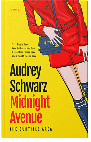 Premade Book Cover Red