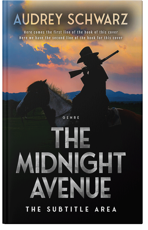 Front view of Premade Action & Adventure Book Cover - Brandy Rose