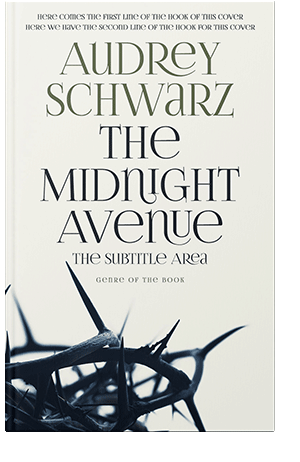 Pre Made Book Cover Ebony Clay