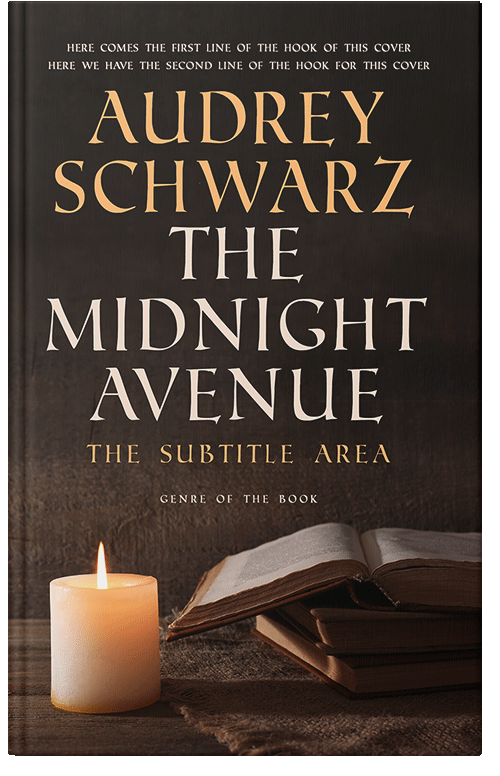 Front view of Premade Religion & Spirituality Book Cover - Night Rider