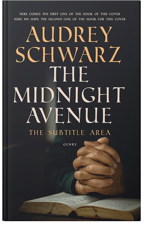 Front view of Premade Religion & Spirituality Book Cover - Shark