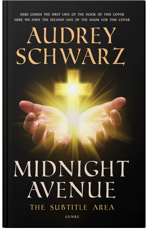 Front view of Premade Religion & Spirituality Book Cover - Crowshead