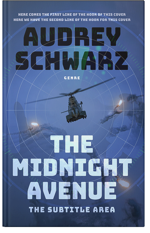 Front view of Premade Science Fiction Book Cover - Kashmir Blue