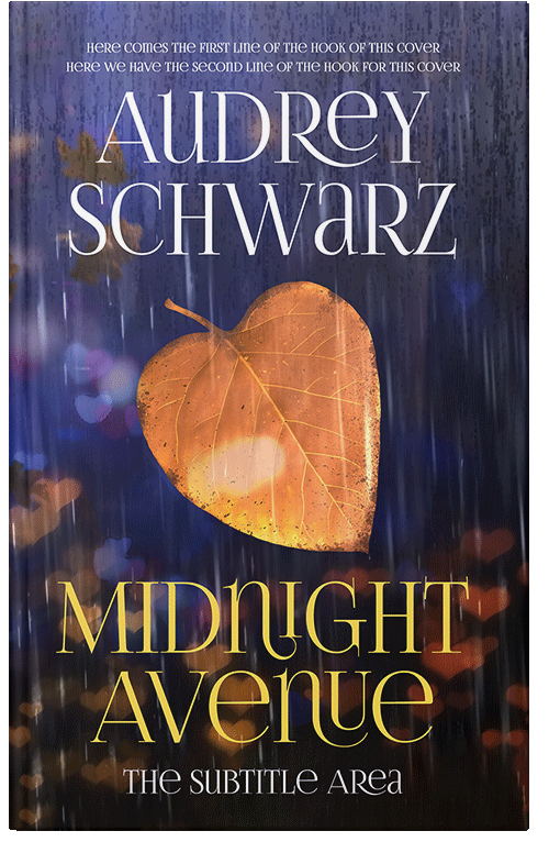 Front view of Premade Nature Book Cover - Steel Gray