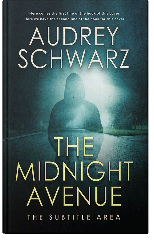 Front view of Premade Horror Book Cover - Gable Green