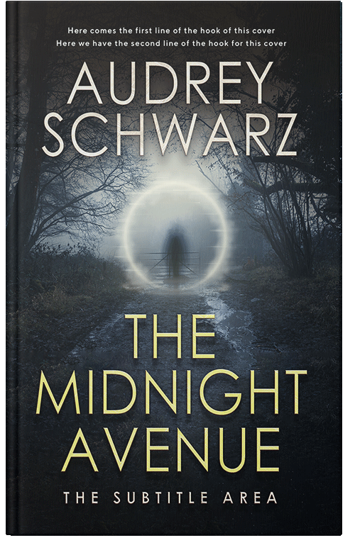 Front view of Premade Horror Book Cover - Shark