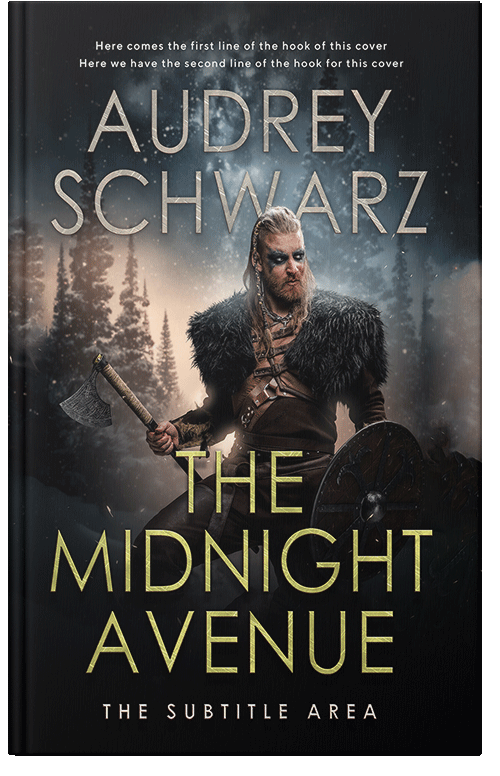 Front view of Premade Fantasy Book Cover - Indian Khaki