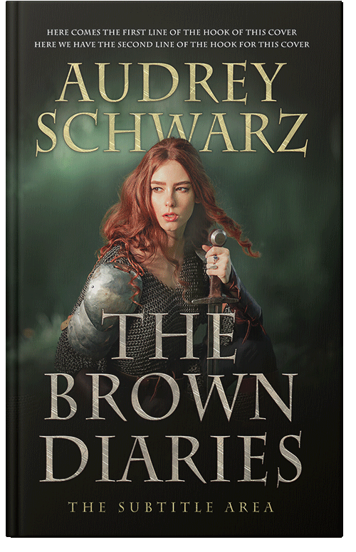 Front view of Premade Historical Book Cover - Log Cabin