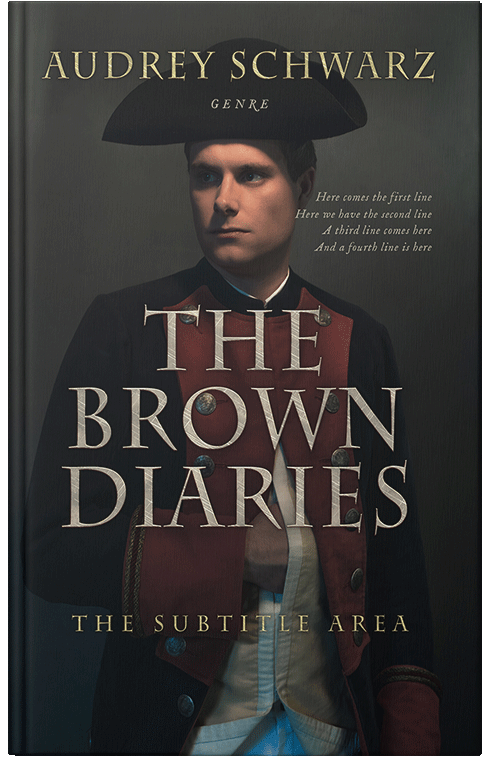 Front view of Premade Historical Book Cover - Mine Shaft