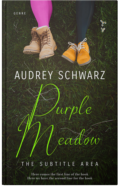 Front view of Premade Teen & Young Adult Book Cover - Black Olive