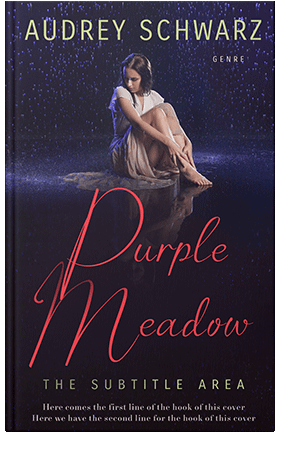 Pre Made Book Cover Ebony