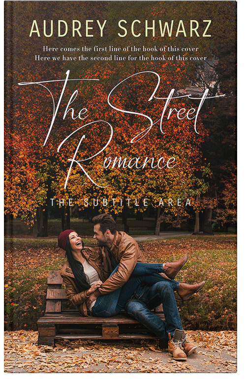 Front view of Premade Romance Book Cover - Coffee Bean