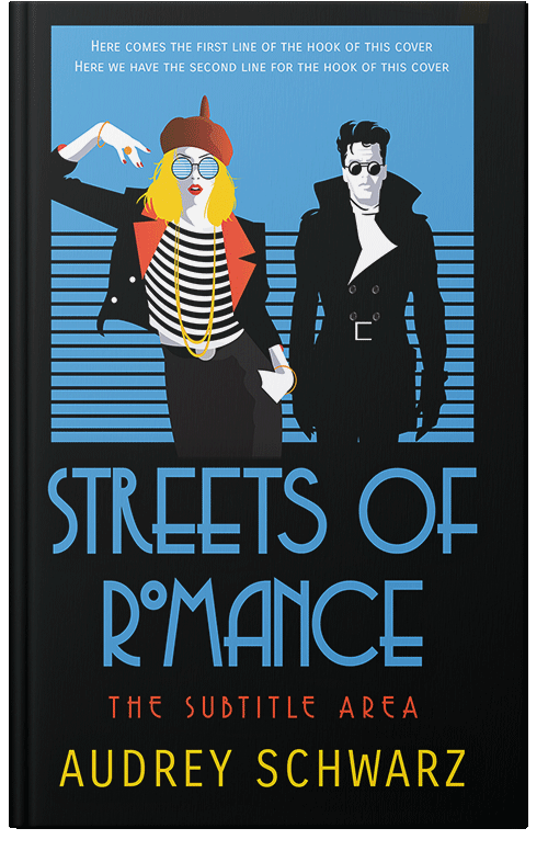 Front view of Premade Teen & Young Adult Book Cover - Havelock Blue